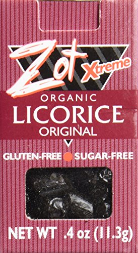 UPC 683548002080, ZOT 100% Organic Licorice, Original, 0.4-Ounce Flip Top Boxes (Pack of 6)