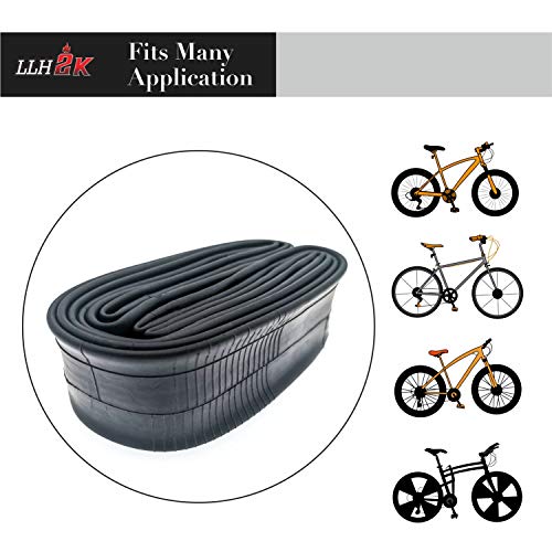 LLH2K Bike Tube 26 x 1.95 26 Inch Bike Tube 2 Pack Bicycle Tube 26 x