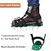 Ohuhu Heavy Duty Lawn Aerator Shoes with 4 Adjustable Straps & Strong Zinc Alloy Buckles, Spiked Sandals for Lawn