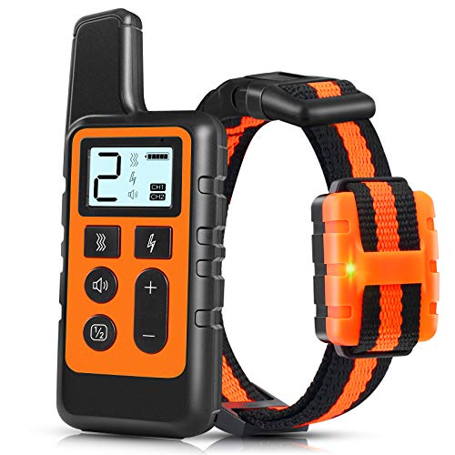 TWODEER Dog Training Collar, IPX7 Waterproof Shock Collars for Dog with Remote Range 1640ft, 3 Training Modes, Beep…