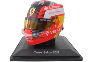 OPO 10 - Formula 1 Helmet Compatible with Ferrari F1: Carlos Sainz 2022 - 1/5 Scale - CAS72