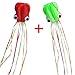 Hengda Kite-Pack 2 Colors Beautiful Large Easy Flyer Kite for Kids-Software Octopus-It's Big! 31 Inches Wide with Long Tail 157 Inches Long-Perfect for Beach or Park by Hengda kite