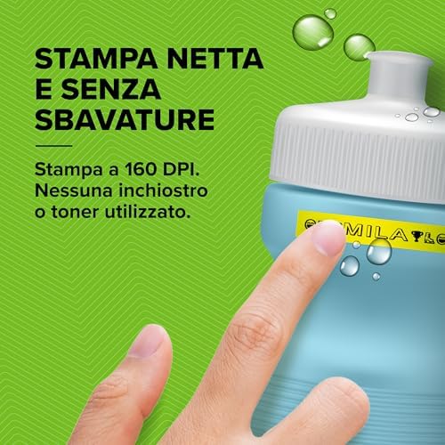 LetraTag 200B kit per etichettatrice rosa con Bluetooth | etichettatore compatta si connette a iOS e Android tramite tecnologia wireless Bluetooth | Include 3 rotoli di etichette assortite