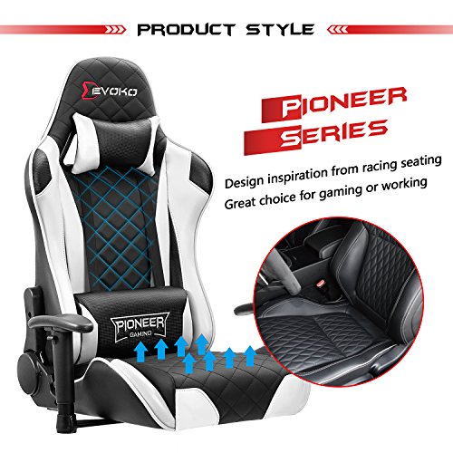 Devoko Racing Style Gaming Chair Height Adjustable Swivel ...