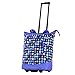 Olympia U.S.A. Deluxe Rolling Shopper Travel Tote, Purple
