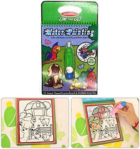 YOUR MOON On the Go Water Painting Baby Drawing Maps For Kids Intimate Series (Animals)