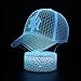 DGLighting Baseball Cap Shape 3D Optical Illusion Smart 7 Colors LED Night Light Table Lamp Gifts