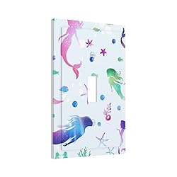 Mermaid Starfish 1 Gang Light Switch Plate Cover