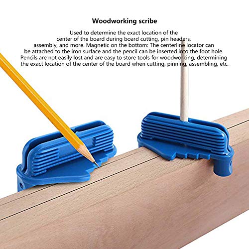 Center Scriber Line Scriber,Offset Center Marking Tool Center Finder Tool Wood Scribe Marking Gauge Woodworking Marking Tool,Multi-Function Offset Scriber Center Pencils Marking Tool by Yoruii