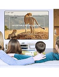 Projector, COFUN Video Projector 2800Lux, Full HD Projector with 170” Projection Size, Projector Support 1080P HDMI USB VGA AV Headphone Jack, Compatible Laptop DVD PS4  Fire TV Stick