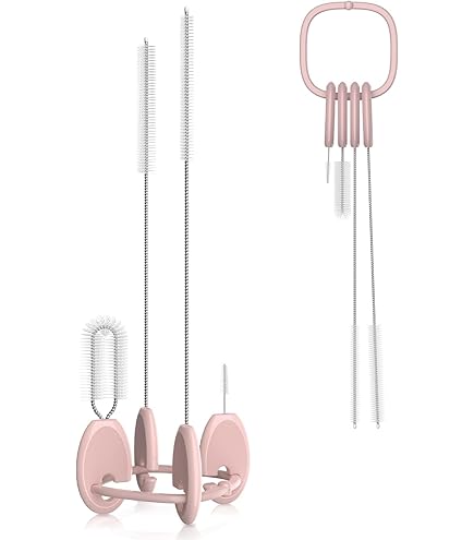 2 Cepillos Limpiadores De Pajillas, Cepillo De Limpieza De Silicona De 9.4 Pulgadas, Extra Largo, Reutilizable, Cepillo Limpiador De Popotes Para Popotes En Vaso, Botella De Agua, Vaso Para Sorber Y