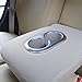 BeHave Car Cup Holder Interior Armrest Glass Tank Trim Fit for 2015 CRV Honda (Pack of 1 Piece of ABS Plating Material Trim Fit for Installed Size)