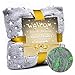 WAYCOM Glow in The Dark Throw Blanket,Super Soft Stars Pattern Flannel Blanket Star Shining Luminous Blanket Christmas Fun Gift for Girls Boys Kids 60''x50''