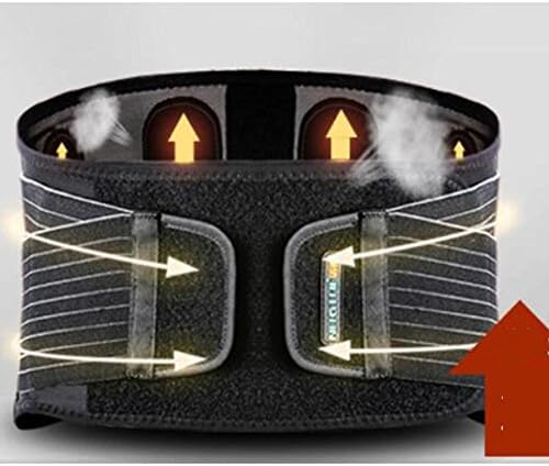 Winter Warm Adjustable Lumbar Support , Lumbar Device Protection Belt Self-Heating