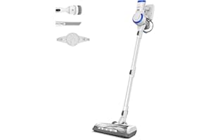 Tineco Cordless Stick Vacuum Cleaner - Powerful Suction, Lightweight Quiet, Convertible Handheld with Attachments, Wall-Mount