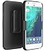 Google Pixel XL Belt Clip Case, Encased DuraCLIP [secure-fit] Holster w/ Slim Cover (Smooth Black)