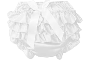 Kaerm Newborn Baby Girls Bloomer Shorts Summer Ruffled Bowknot Decor Briefs Cotton Underwear