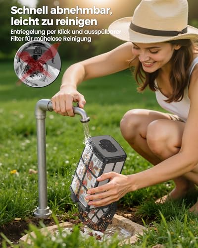 2026 Upgrade Pool Vacuum Cleaner Battery, Pool Handheld Vacuum Cleaner with Operating Time up to 70 Minutes, 250 cm Extension Poles, Pool Cleaner with 180 μm Filter, Ideal for Above Ground Pool and