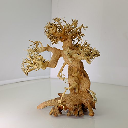 image for Bonsai Driftwood Aquarium Tree AM (8 Inch Height x 6 Inch Length) Natu