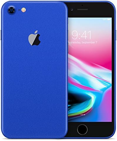 AlienJacket - iPhone 8 3M Vinyl Textured Skin (Solid Texture-Blue)