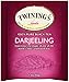 Twinings Darjeeling Black Tea Individually Wrapped Bags, 50 Count (Pack of 6), Delicate Light Taste, Caffeinated, Enjoy Hot or Iced, 300 Teabags