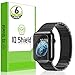 IQShield Screen Protector Compatible with Apple Watch 38mm (Series 1, Series 2)(6-Pack)(Updated Version)(Full Coverage) LiquidSkin Anti-Bubble Clear TPU Film