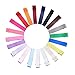 KOONY Toddler Baby Hair Clips Grosgrain Ribbon Lined Alligator Clips 1.9