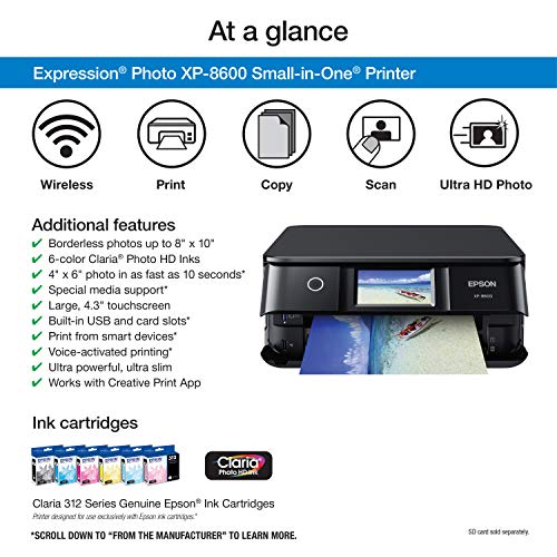 1 Epson+Expression+XP+8600+Wireless+Printer