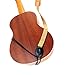 Walker & Williams U-74 Soft Dark Brown Leather Adjustable Hands-Free Ukulele Strap