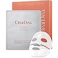 ClearDea Mucin Collagen EGF Fitting Mask – Collagen & EGF-Infused Hydrogel Mask for Deep Hydration, Firming, and Nourishing Skin, Non-Greasy, Korean Skincare, 5 Sheets