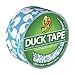 Duck Brand 280976 Printed Duct Tape, Blue Surf Flower, 1.88 Inches x 10 Yards, Single Roll
