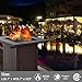 Portable Propane Gas Fire Pit Table - 48,000 BTU Gas Firepits Grill, Outdoor Tabletop Fireplaces w/Strong Bronze Steel Frame, CSA Certification Approval,for Courtyard BBQ (28.7