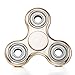 FANKUTOYS Triangle Hand Fidget Spinner Fingertip Gyro Anxiety Toy, (Gold)