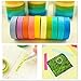 20 Rolls Washi Tape, Decorative Washi Tapes DIY Rainbow Sticker Sticky Paper Masking Adhesive Tape Scrapbooking Phone DIY Decoration Set 10 Colors 20 Rolls