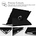 Fintie Rotating Case for iPad Pro 12.9 (2nd Gen) 2017 / iPad Pro 12.9 (1st Gen) 2015-360 Degree Rotating Stand Case with Smart Protective Cover Auto Sleep/Wake, Dont Touch