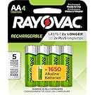 RAYOVAC AA 4-Pack RECHARGEABLE Batteries, LD715-4OP GENE