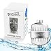 Universal Shower Filter and Water Softner - High Output Shower Water Filter, Hard Water Treatment, Chlorine & Other Harsh Chemicals - Includes Replaceable Multi-Stage Filter Cartridge - Chrome