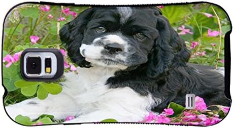 Cocker Spaniel English American Dog Puppy Puppies K9 Protection Shock Drop Proof Dual Layer Rubber/ABS HYBRID Case for Samsung Galaxy S5