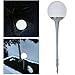 Frostfire Casasphere - Tall Solar Post Light