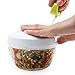 TOPULORS Manual Food Chopper Hand-Powered Food Chopper Compact Handheld Onion Chopper, Garlic Squeezer, Ginger Slicer, Pepper Cut, Herbs Chop, Cheeses Chopper Masher