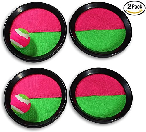 Adult Size Paddle Toss and Catch Ball Game Set! Throw Catch Bat Ball Game Set (2 Adult Size) - Thumbnail 4
