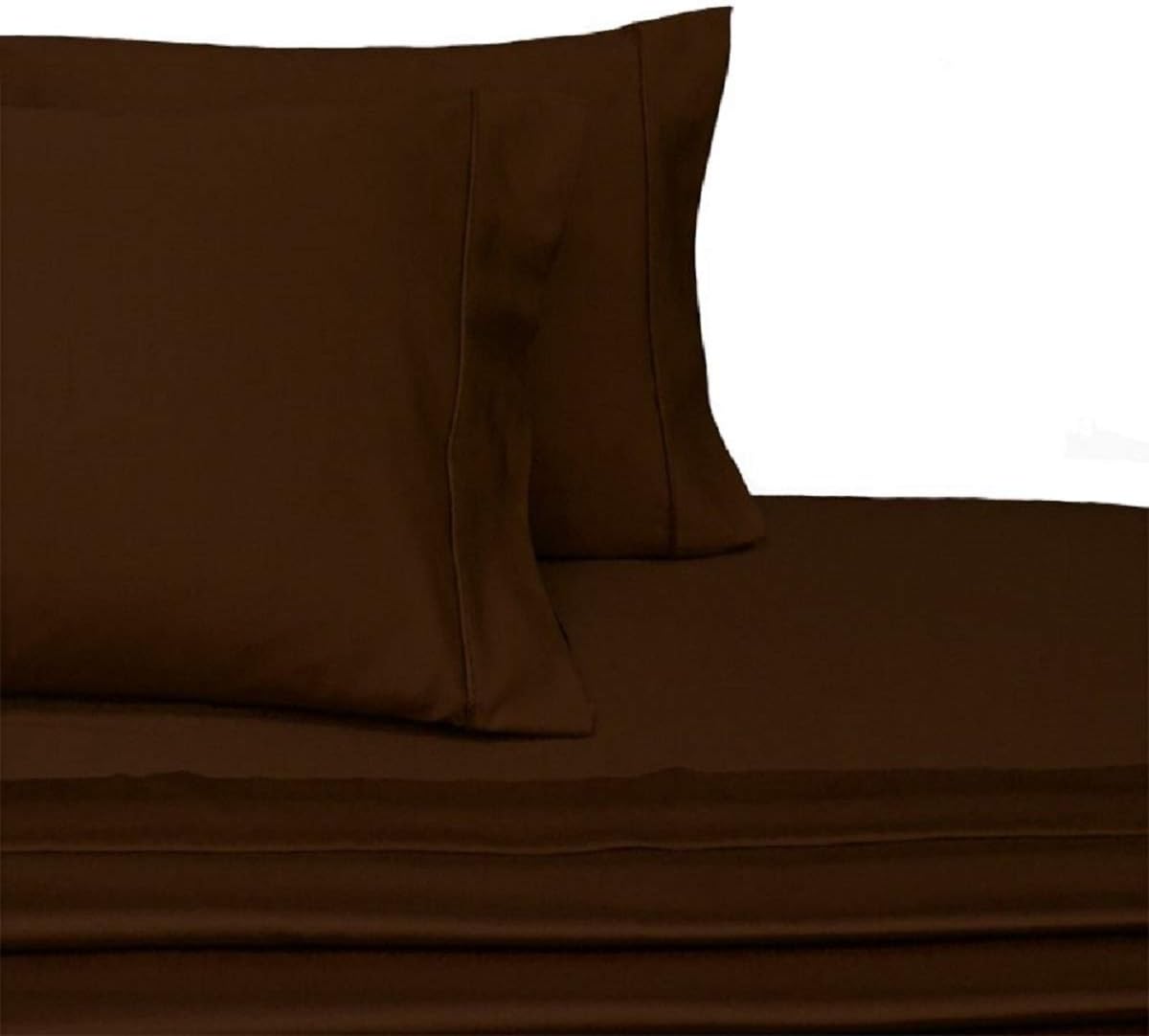 Solid Chocolate Super Single Microfiber Attached Waterbed