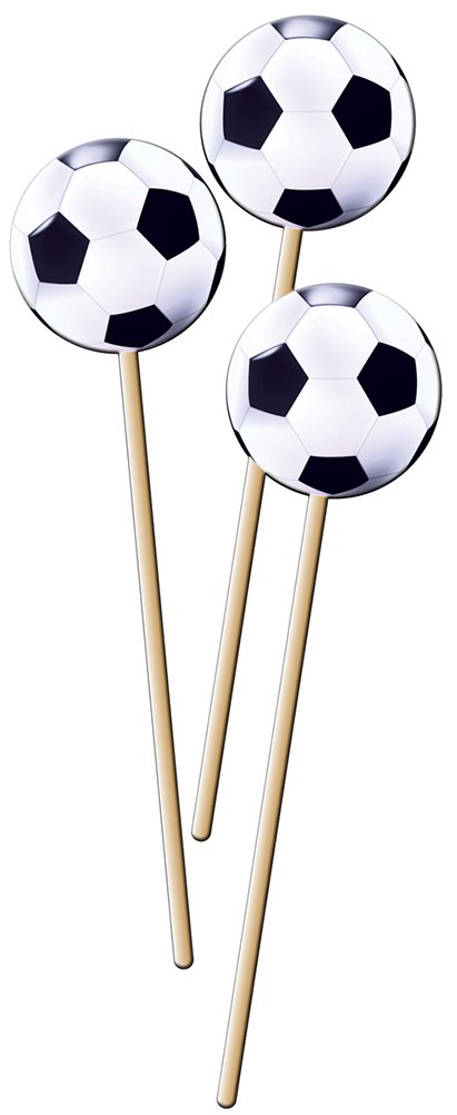 Football Party Picks, cocktail stick, pack of 8