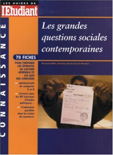 Les  grandes questions sociales contemporaines