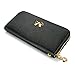 Small Crossbody Bag Cell Phone Purse for Women,Women Wallet Long Clutch Faux Leather Card Holder Fashion Hand Purse Lady Woman Handbag Bag-Black