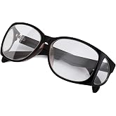 LVCHEN 0.75mmPb X-ray Leaded Glasses - Safety Protection Lens Eyewear with Permanent Side Shields (Black Frame)