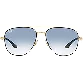 Ray-Ban womens Rb3683 Square Sunglasses