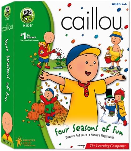 Amazon Com Caillou Four Seasons Of Fun Pc Mac Video Games