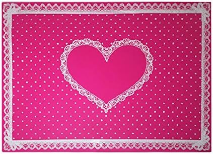 Medium Size Place-mats for Family Dining, Suitable for All Ages. (1, Pink)
