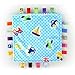 Taggies Little Plush Blanket, Blue/Blue